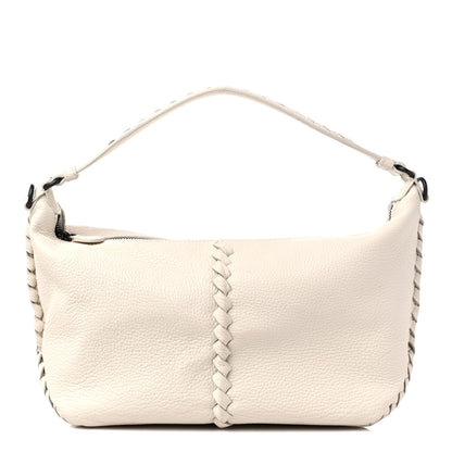 Bottega Veneta Cervo Deerskin Medium Shoulder Bag White 1 of 14