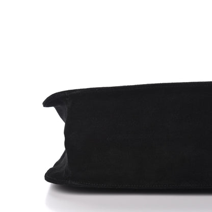 Gucci Suede Shoulder Bag Black 10 of 12
