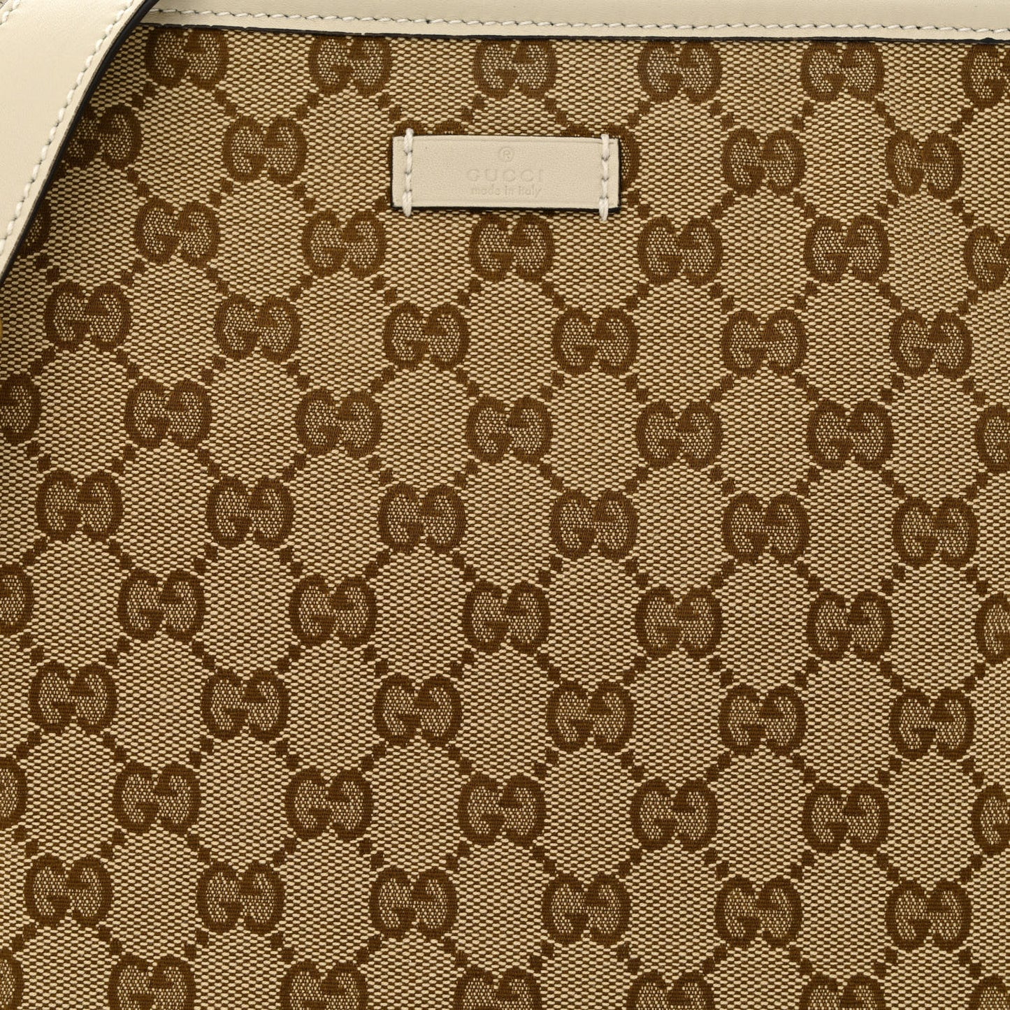 Monogram Medium Flat Messenger Bag Off White