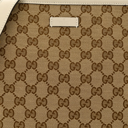 Gucci Monogram Medium Flat Messenger Bag Off White 7 of 9