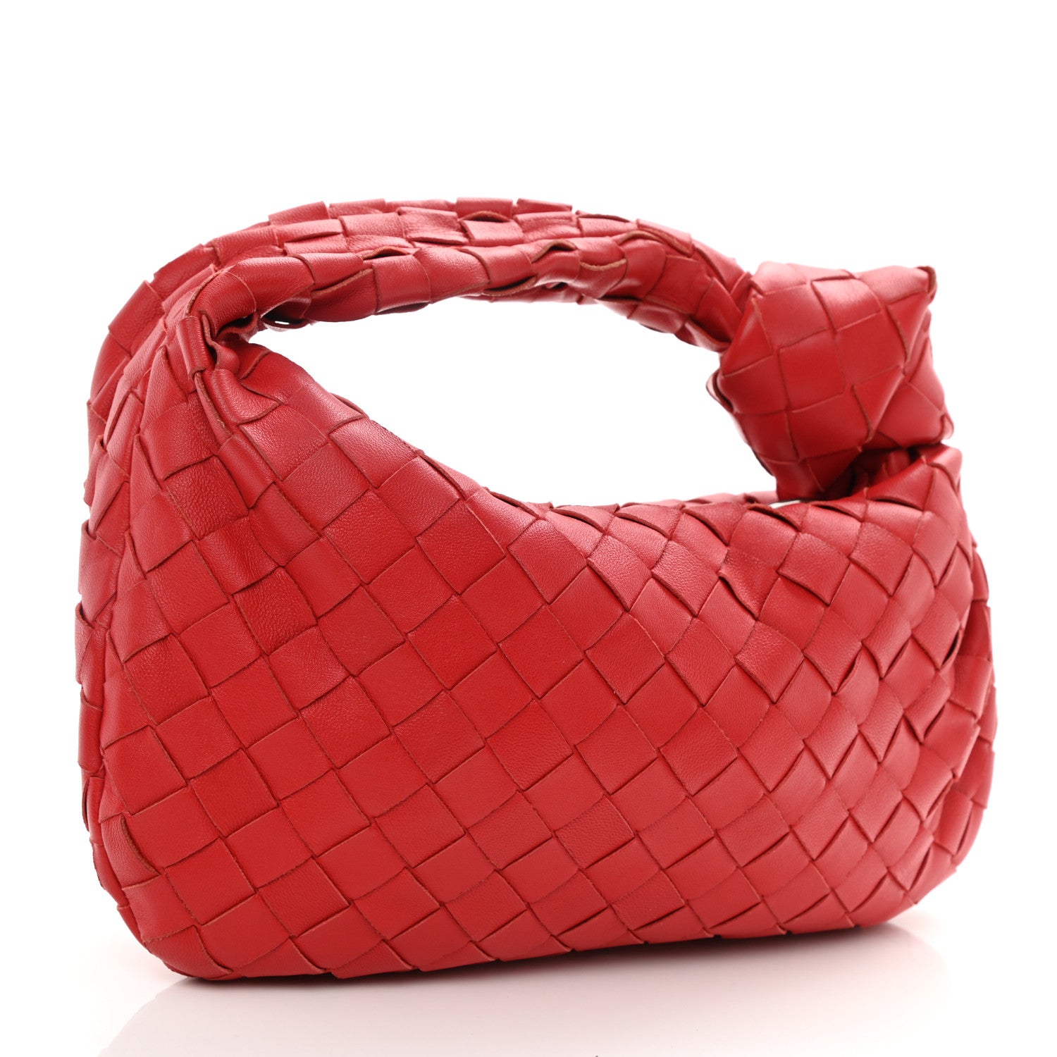 Bottega Veneta Nappa Intrecciato Mini Jodie Red 3 of 8