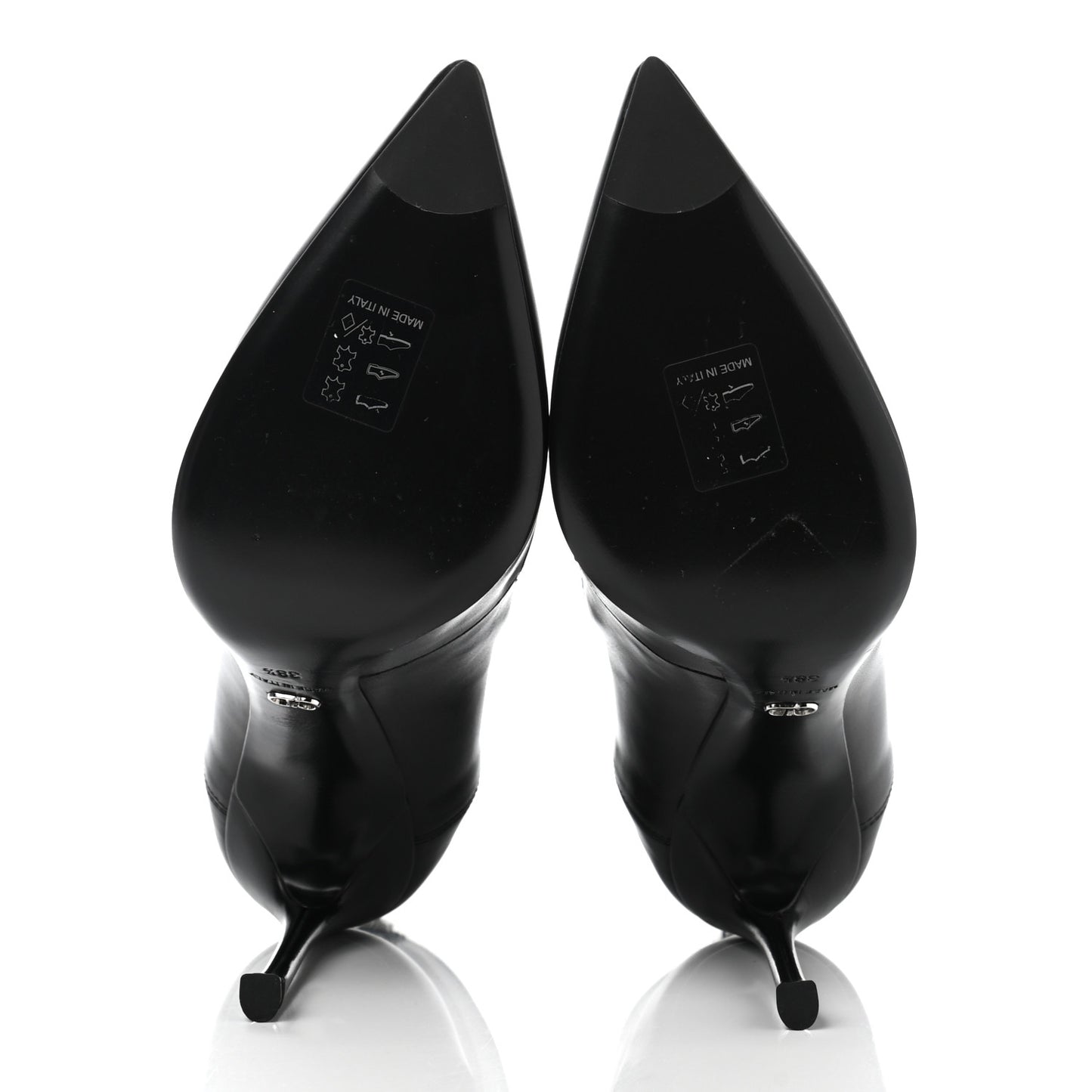 Calfskin Boots 38.5 Black