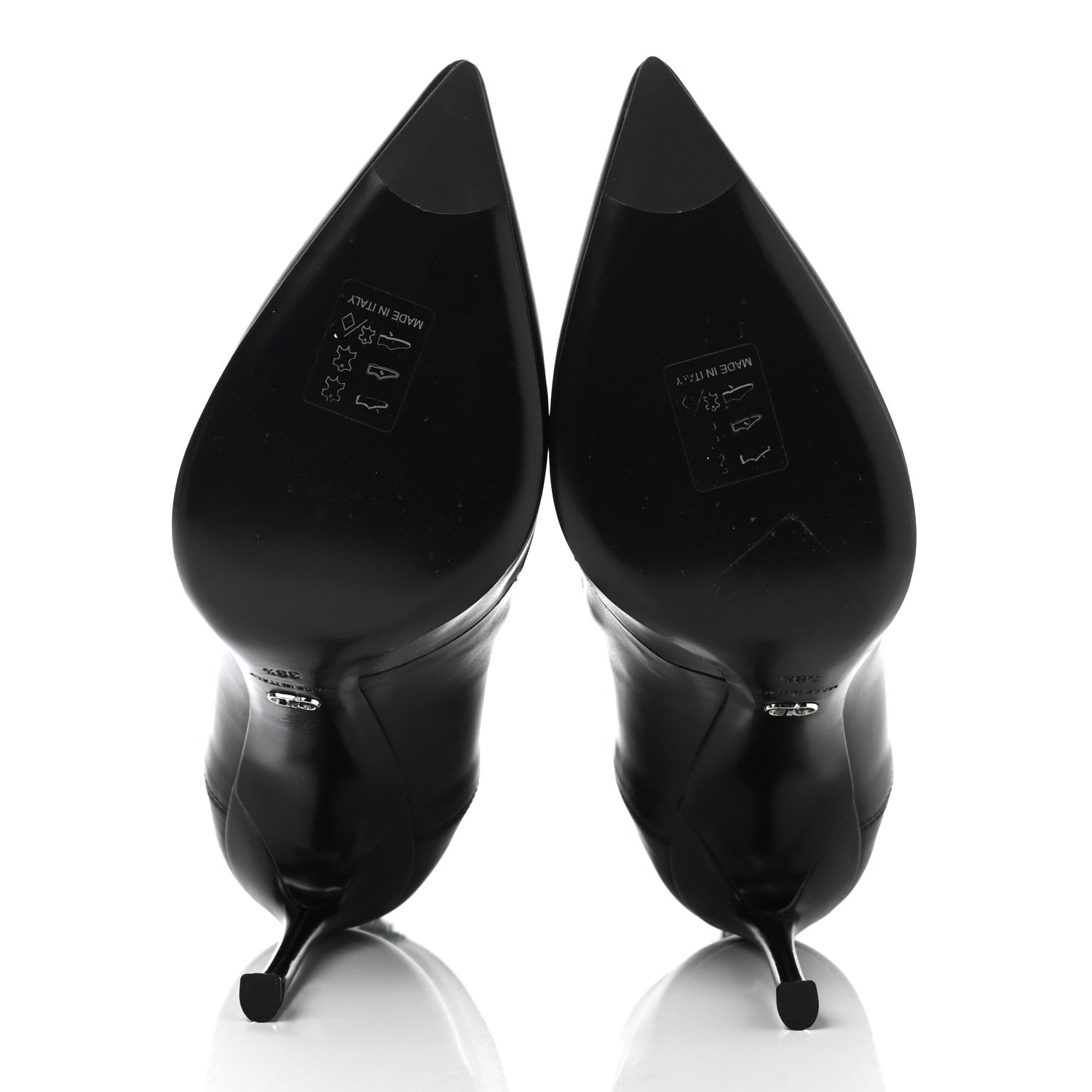 Christian Dior Calfskin Boots 38.5 Black 5 of 11