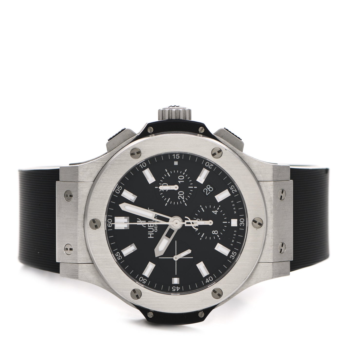 Stainless Steel Rubber 44mm Big Bang Automatic Watch Black 301.SX.1170.GR