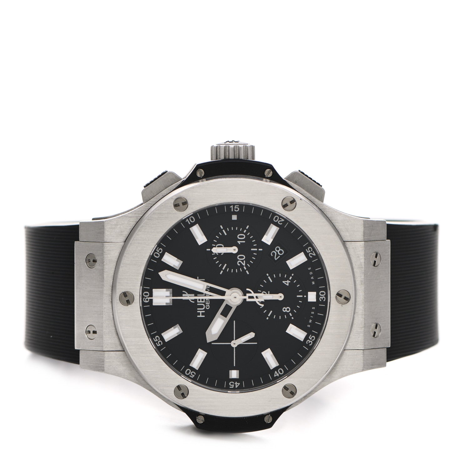 Hublot Stainless Steel Rubber 44mm Big Bang Automatic Watch Black 301.SX.1170.GR 2 of 5