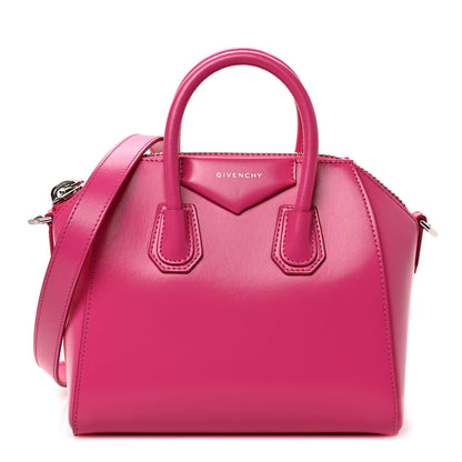 Givenchy Shiny Lord Calfskin Mini Antigona Neon Pink 1 of 9