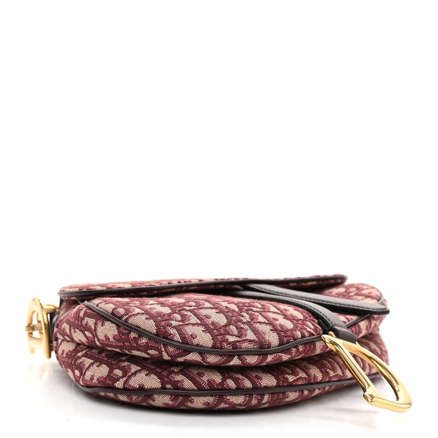 Oblique Saddle Bag Bordeaux