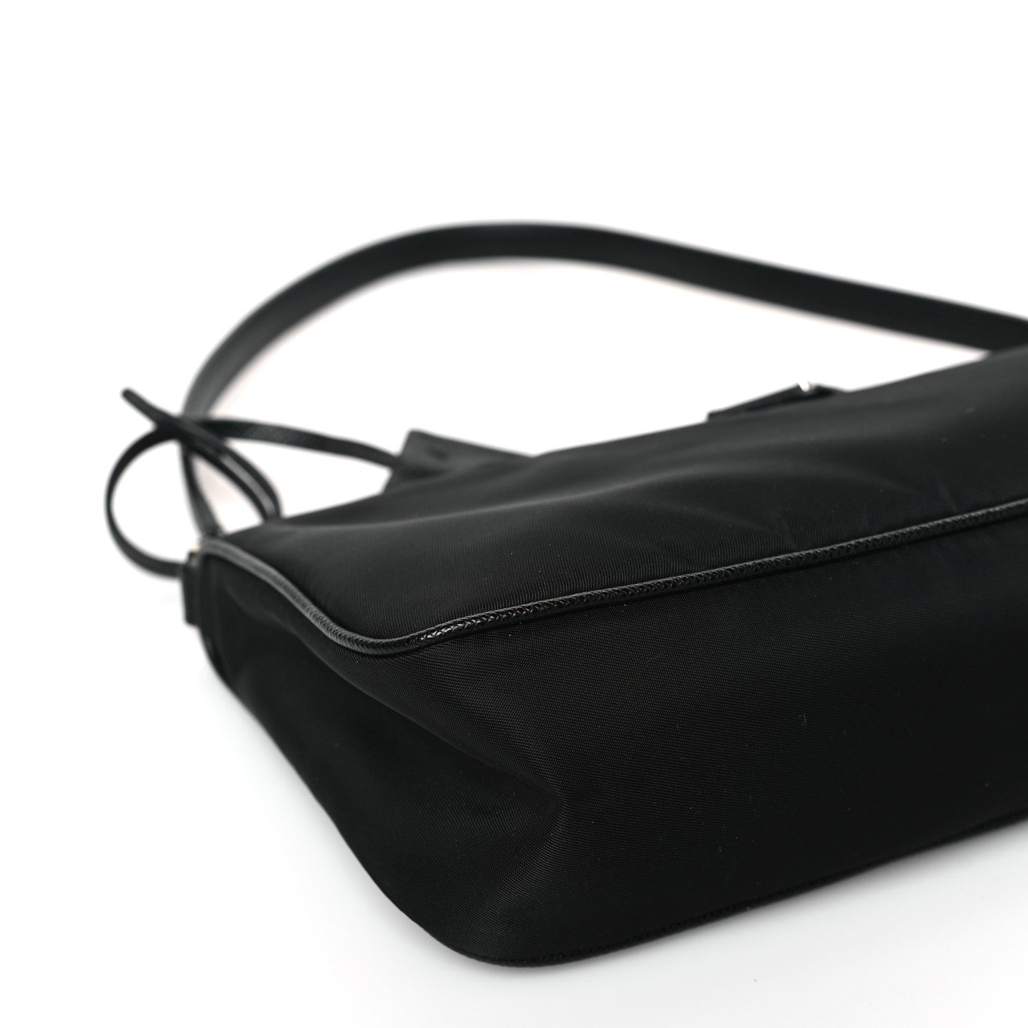 Prada Nylon Saffiano Mini Re-Edition 2005 Bag Black 8 of 9