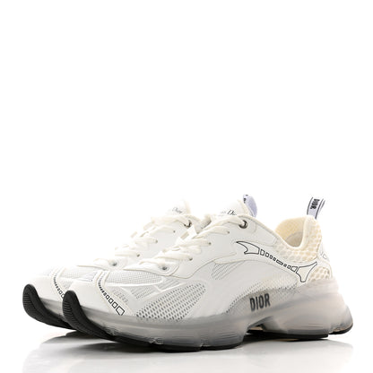 Christian Dior Matte Technical Fabric Mesh Dior Vibe Sneakers 40 White Silver 3 of 7