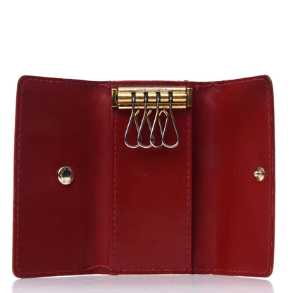 Louis Vuitton Vernis Multicles 4 Key Holder Pomme D'Amour 5 of 8