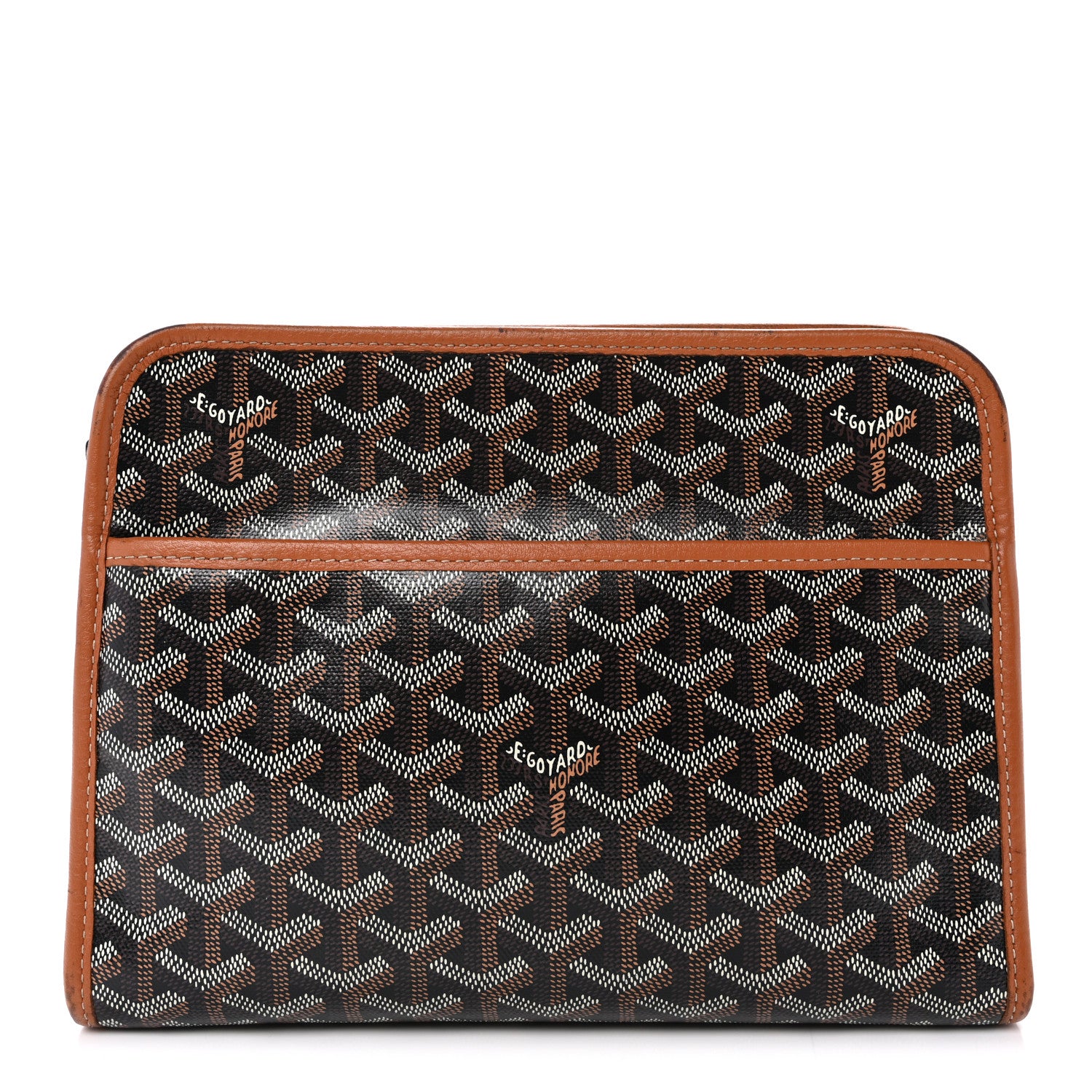 Goyard Goyardine Jouvence MM Toiletry Pouch Black Gold 1 of 11