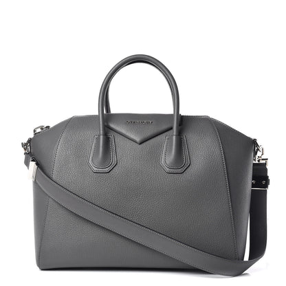 Givenchy Sugar Goatskin Medium Antigona Dark Grey 1 of 9