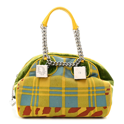 Christian Dior Leopard Canvas Gambler Dice Bowler Multicolor 1 of 10