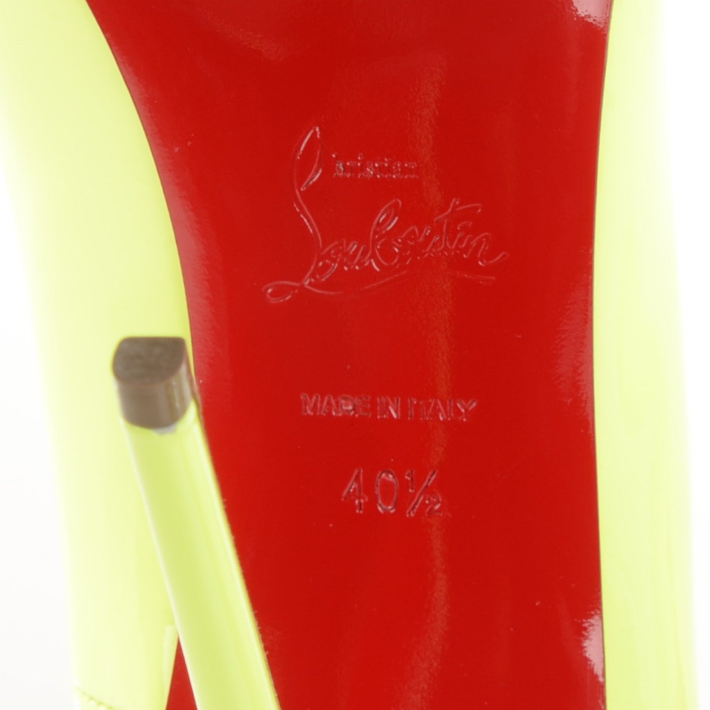 Patent So Kate 120 Pumps 40.5 Neon Yellow