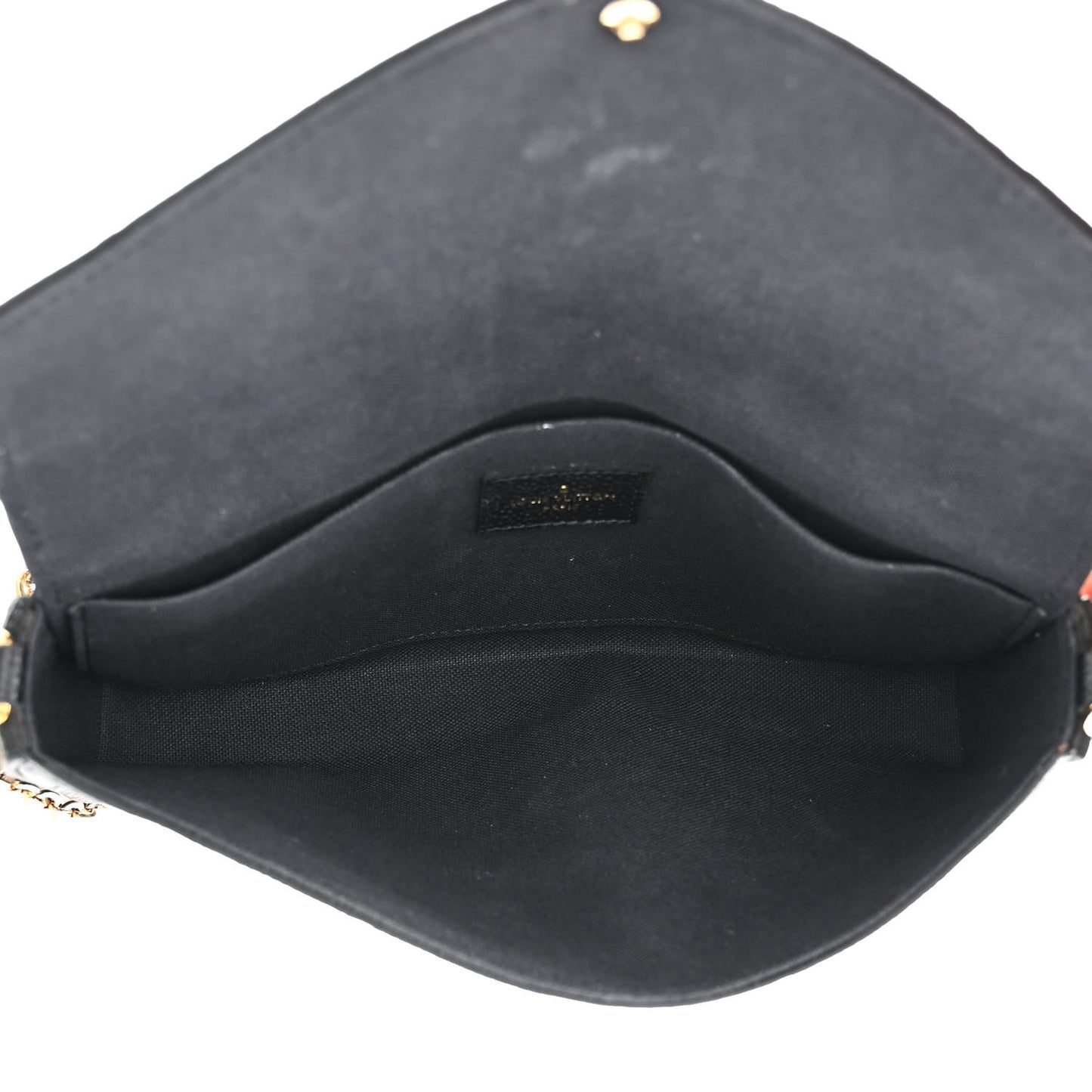 Empreinte Pochette Felicie Chain Wallet Black