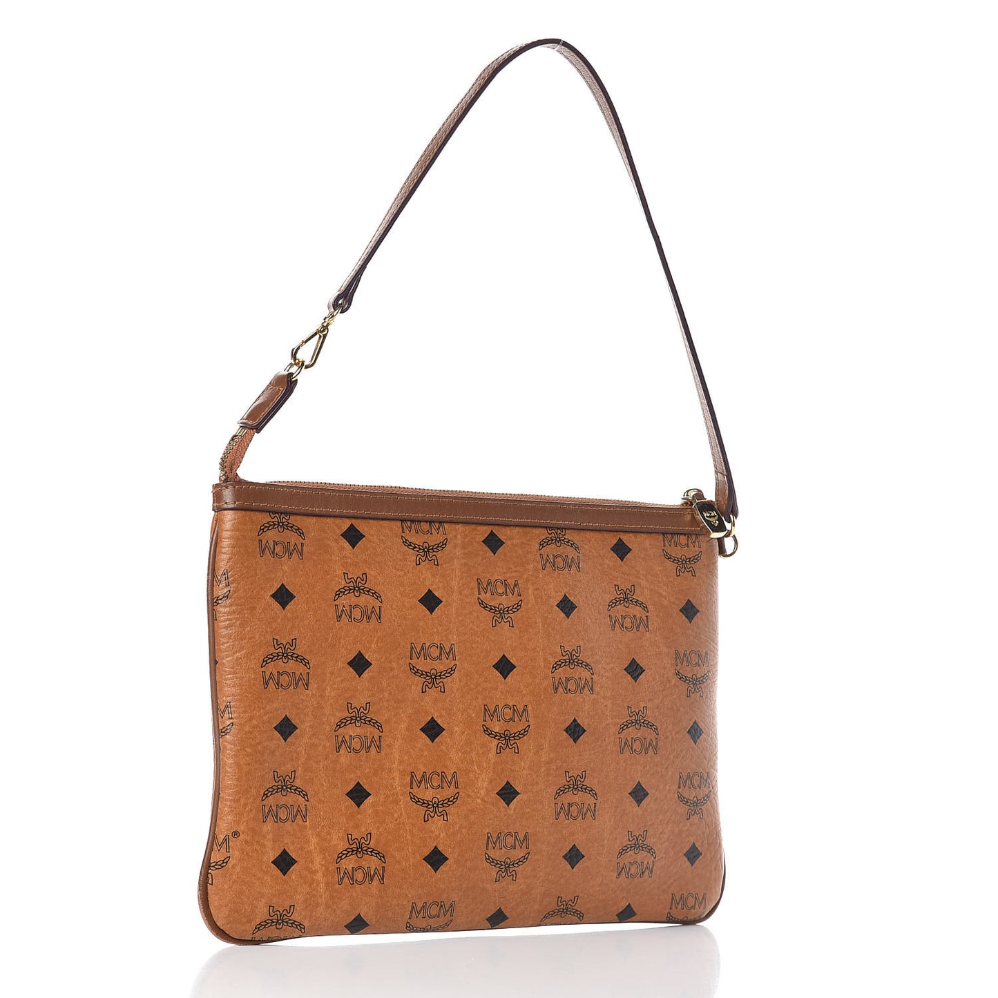 Visetos Liz Shopper Tote Pouch Cognac
