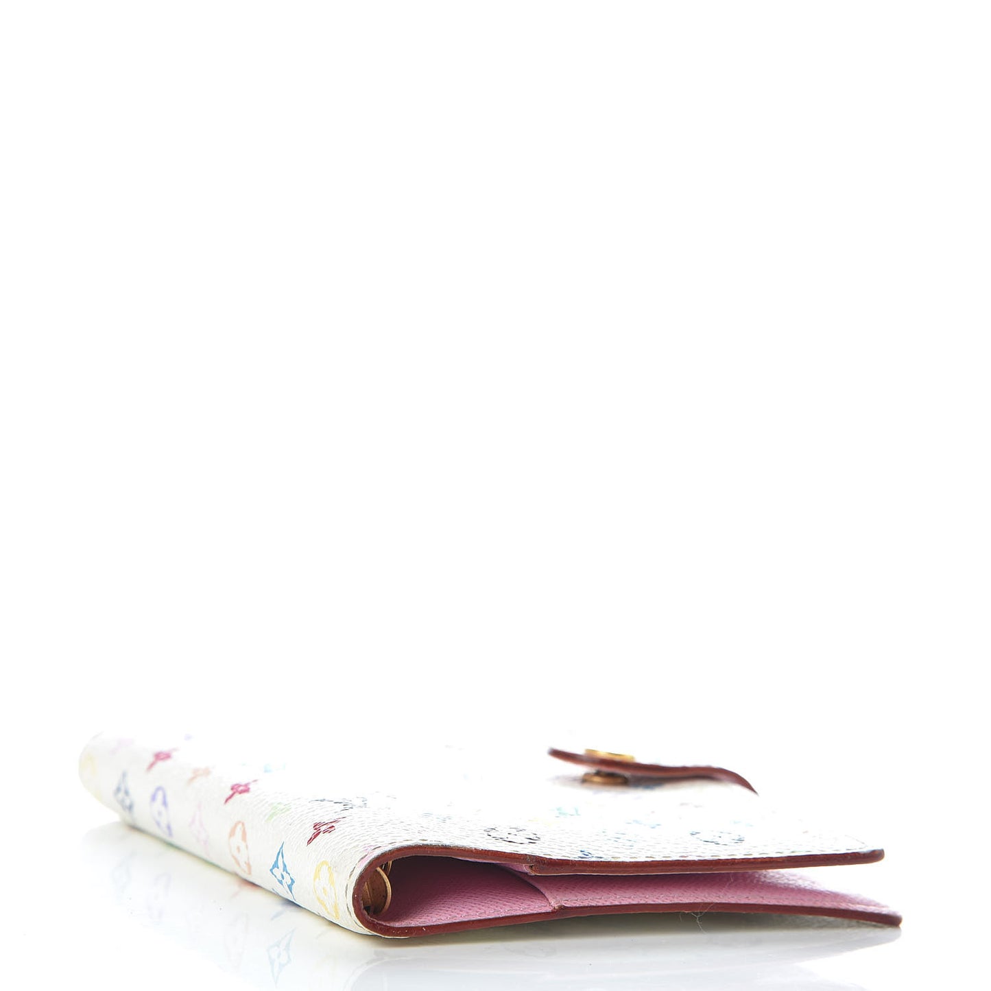 Monogram Multicolor Small Ring Agenda Cover White Litchi