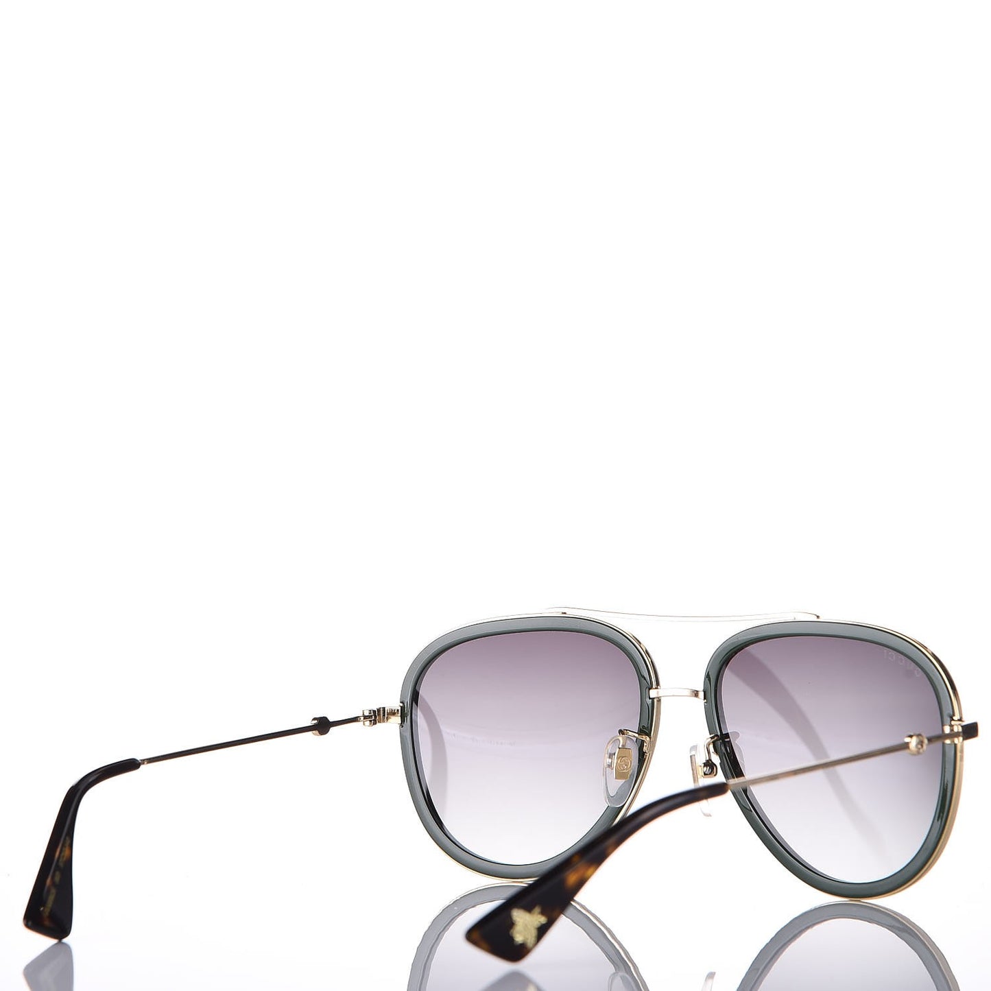 Web Aviator Sunglasses GG0062S Green Red