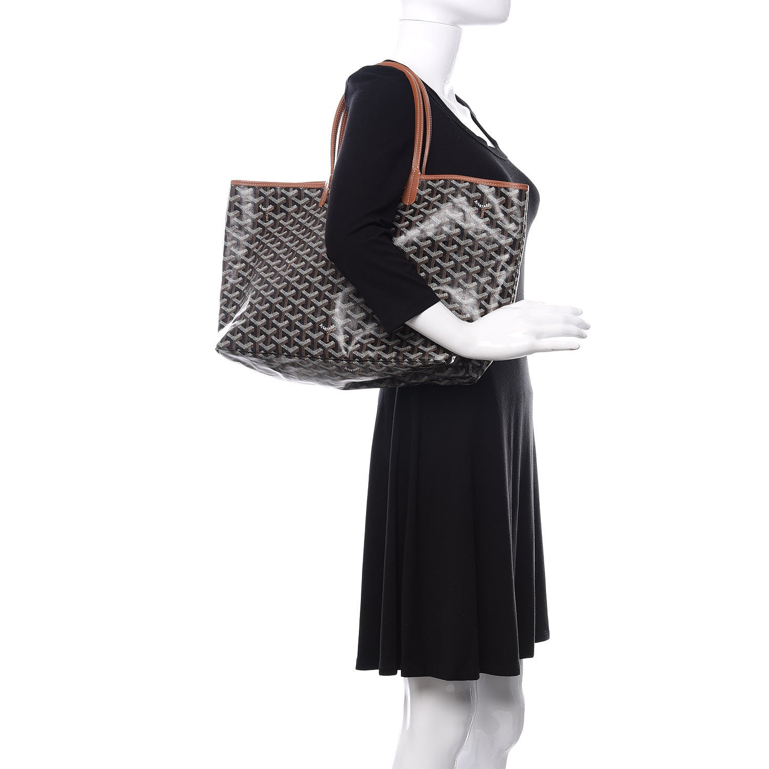 Goyard Goyardine Saint Louis PM Black Gold 2 of 8