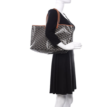 Goyard Goyardine Saint Louis PM Black Gold 2 of 8
