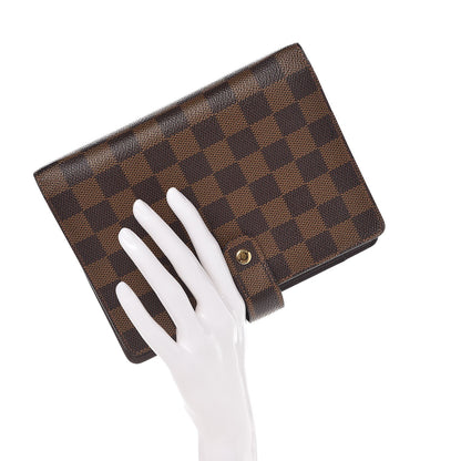 Louis Vuitton Damier Ebene Medium Ring Agenda Cover 2 of 7