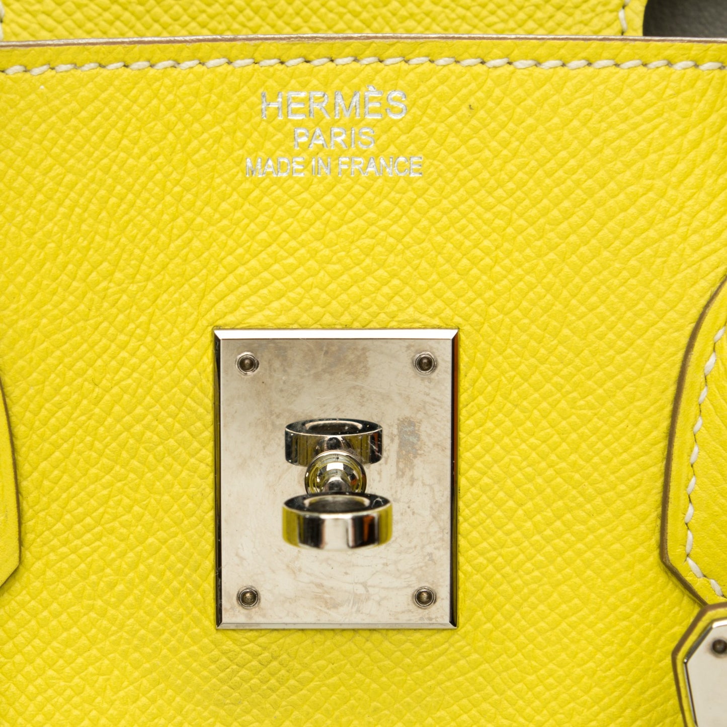 Epsom Candy Birkin 35 Lime Gris Perle