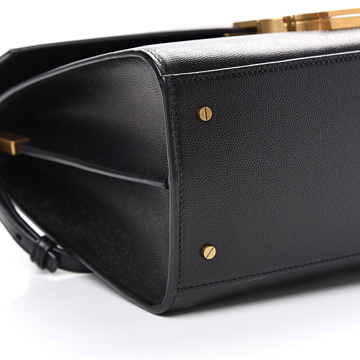 Grain de Poudre Medium Classic Monogram Cassandra Top Handle Black