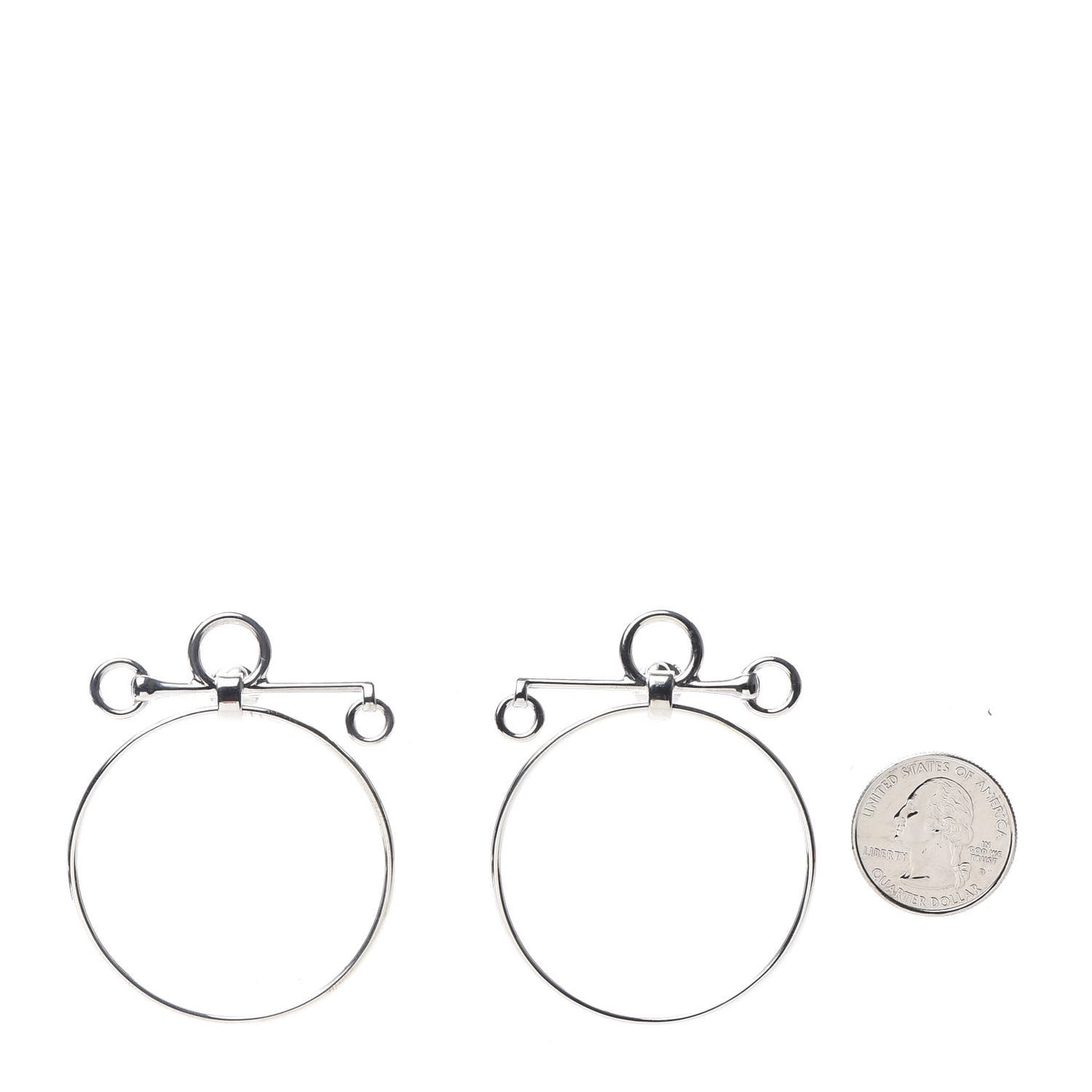 Sterling Silver Mors De Bride Earrings
