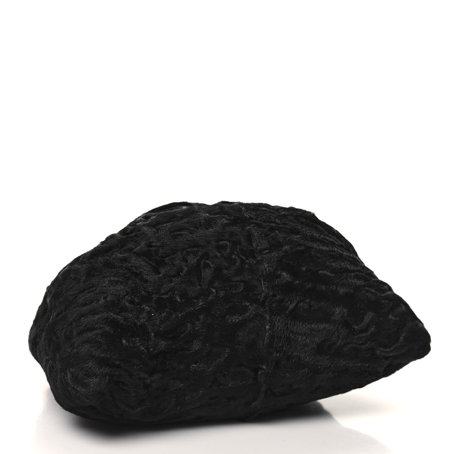 Astrakhan Bebop Loop Clutch Black