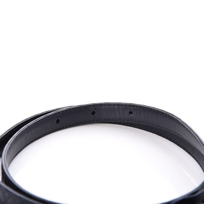 Chanel Lambskin Quilted CC Belt 75 30 Navy 4 of 8