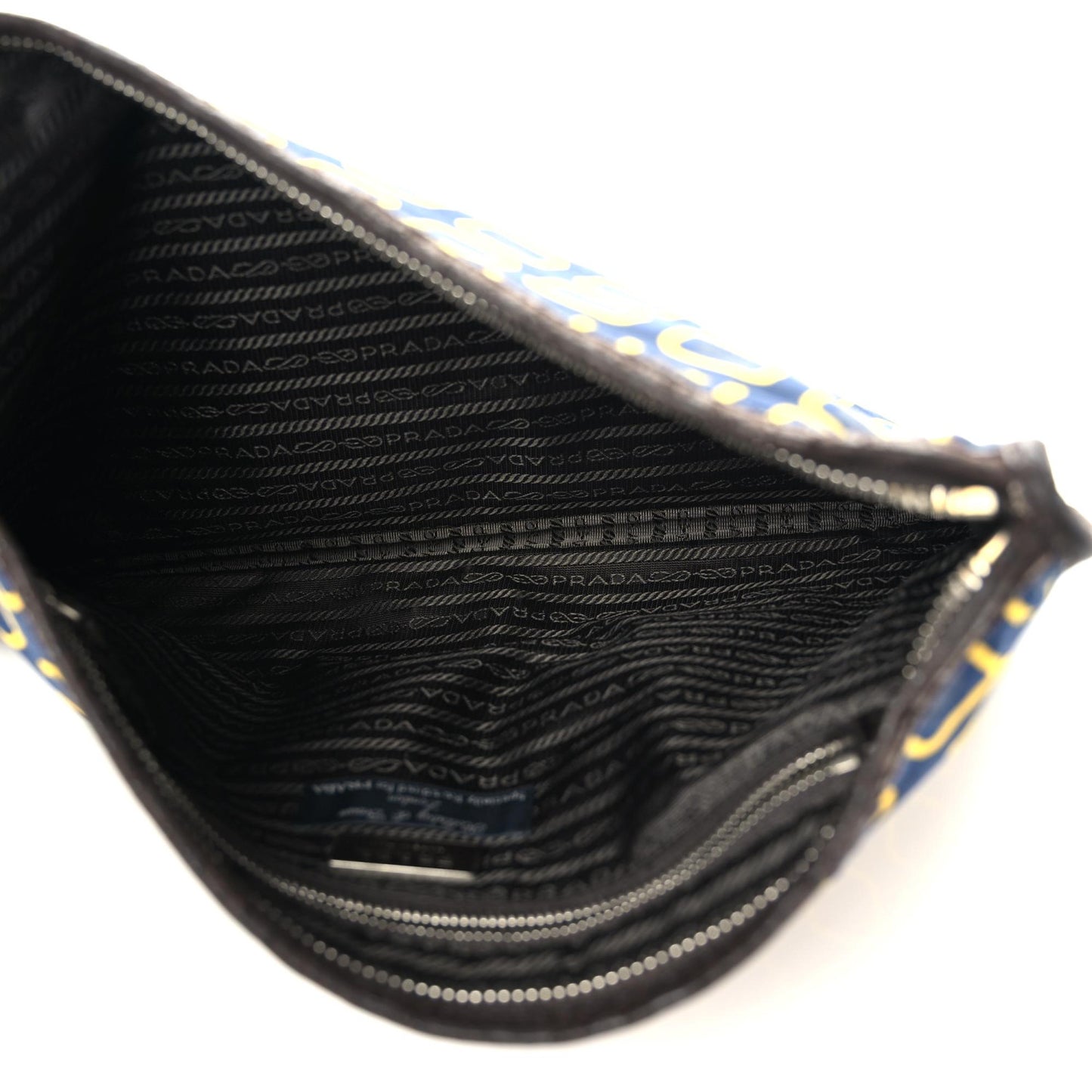 Nylon Printed Holliday & Brown Wristlet Multicolor