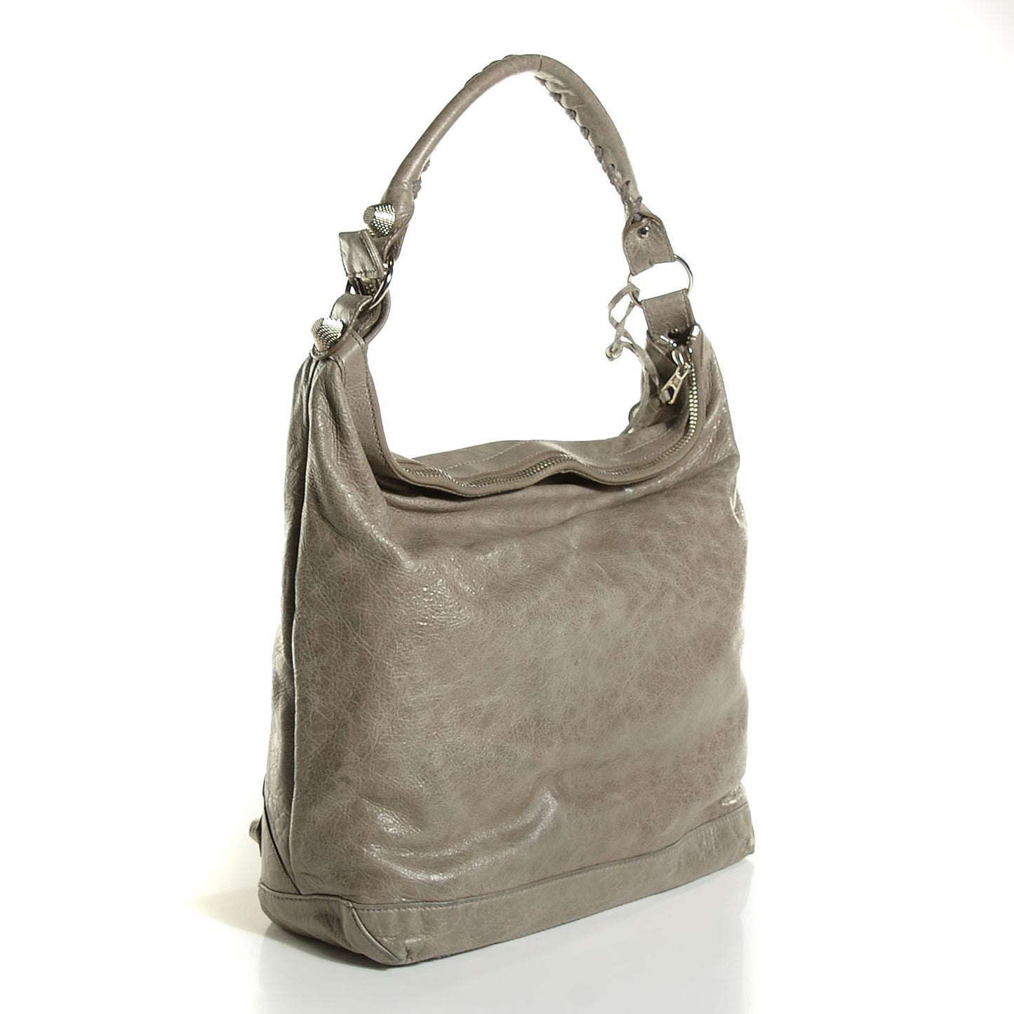 Agneau Giant 21 Silver Hardware Day Hobo Argent