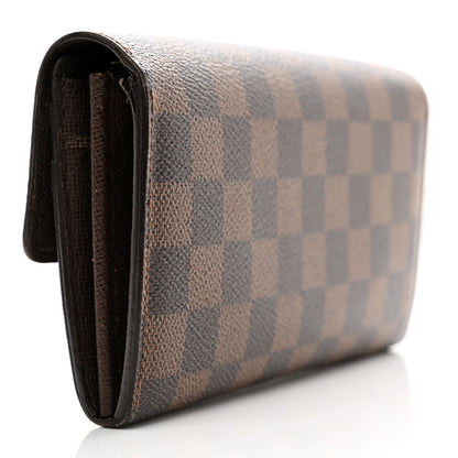 Louis Vuitton Damier Ebene Sarah Wallet 3 of 16