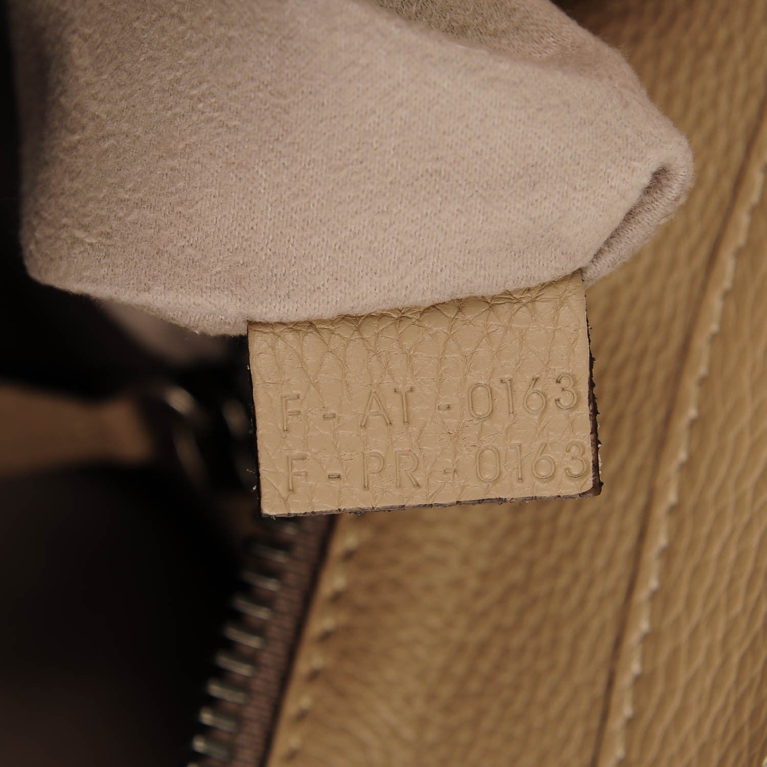 Celine Drummed Calfskin Mini Luggage Dune 8 of 8