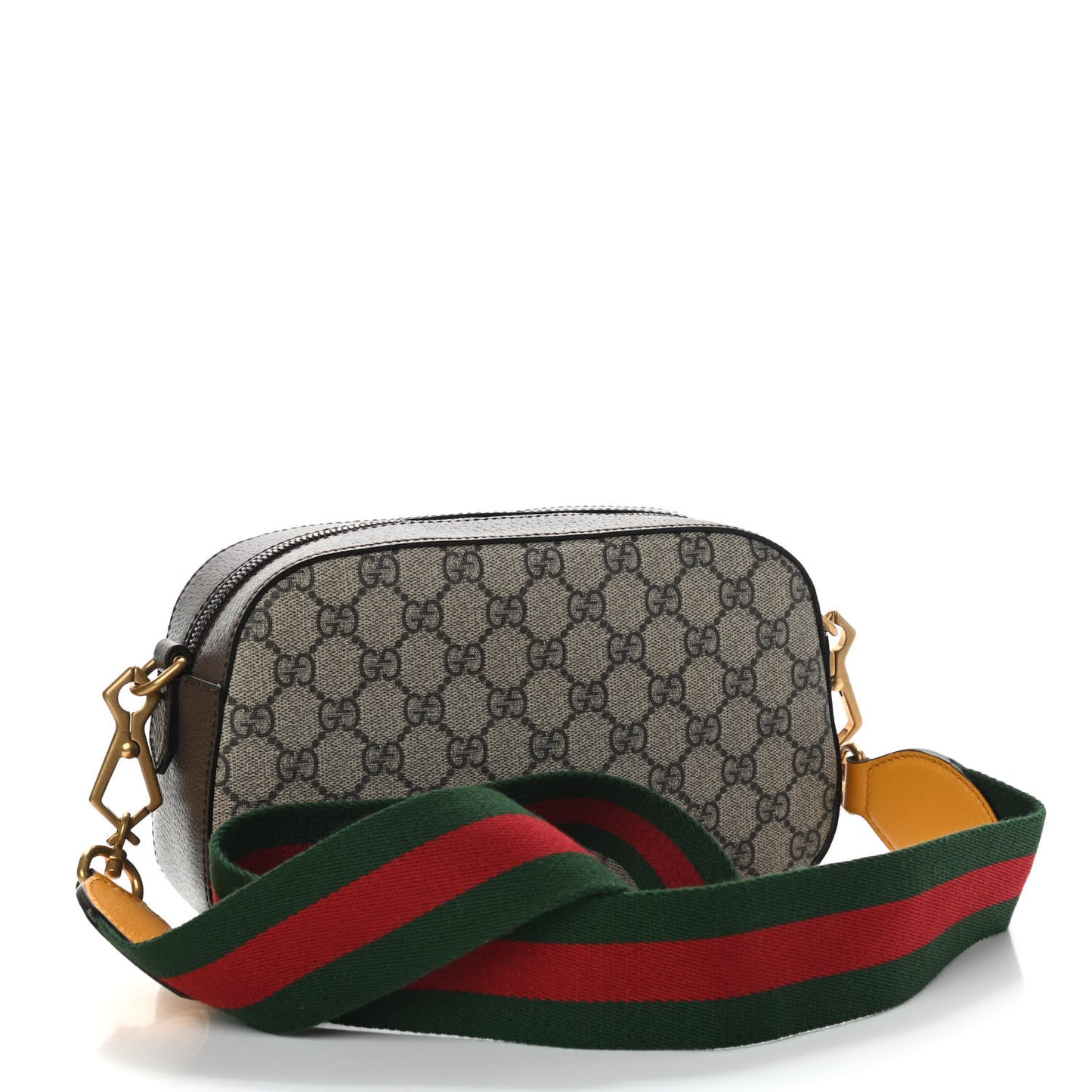 GG Supreme Monogram Web Neo Vintage Shoulder Bag Beige New Acero Crop
