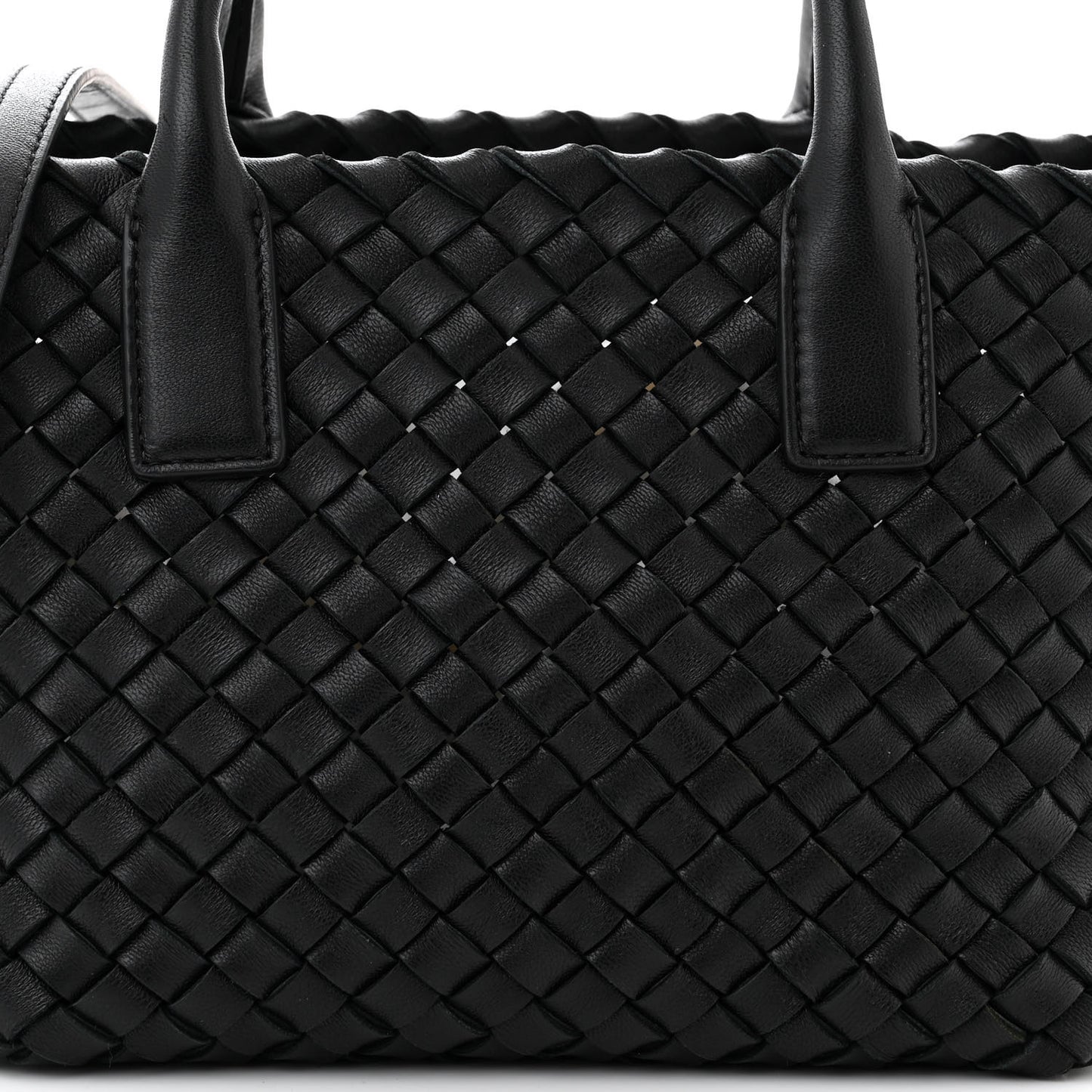Nappa Intrecciato Mini Cabat Black
