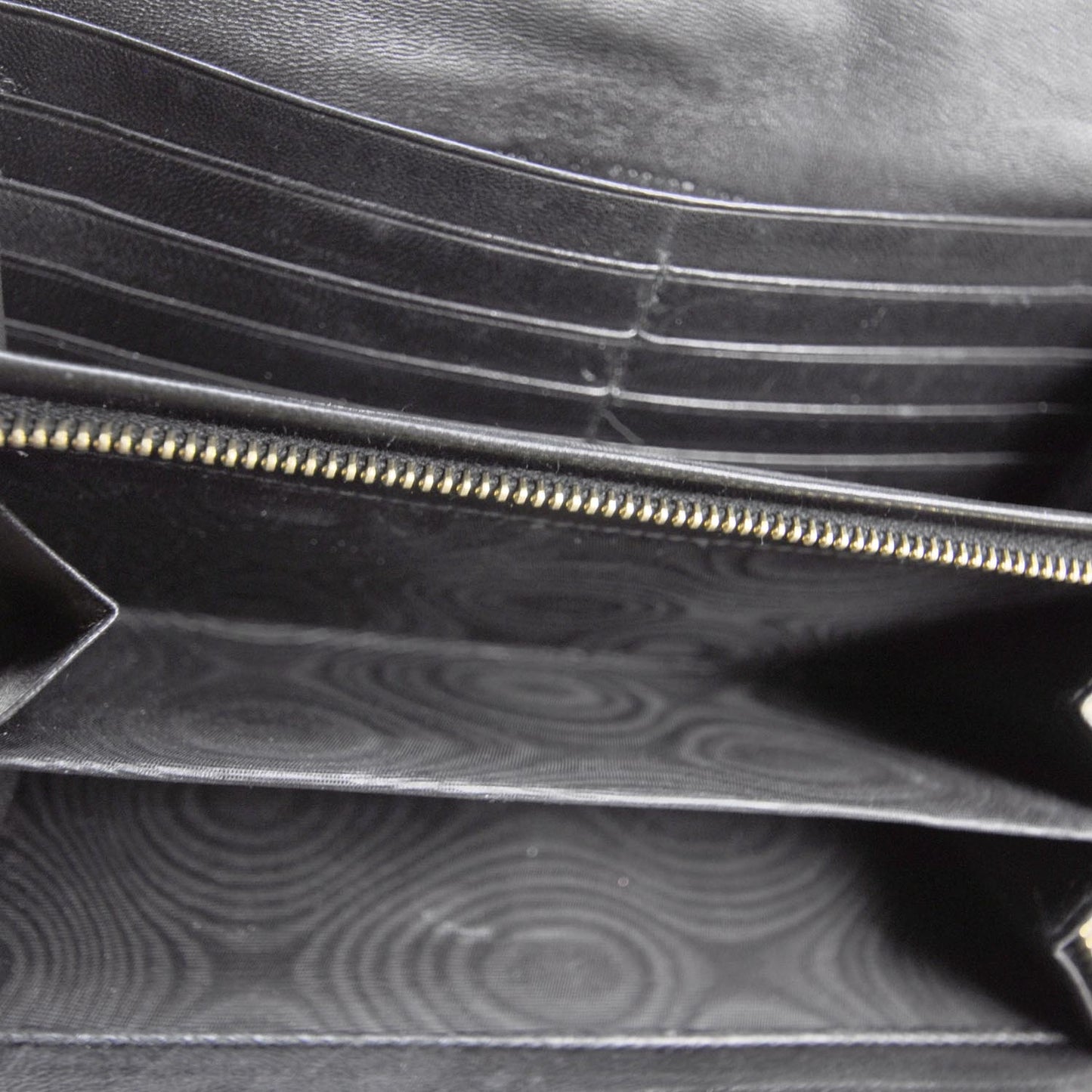 Patent Y-Mail Wallet Black