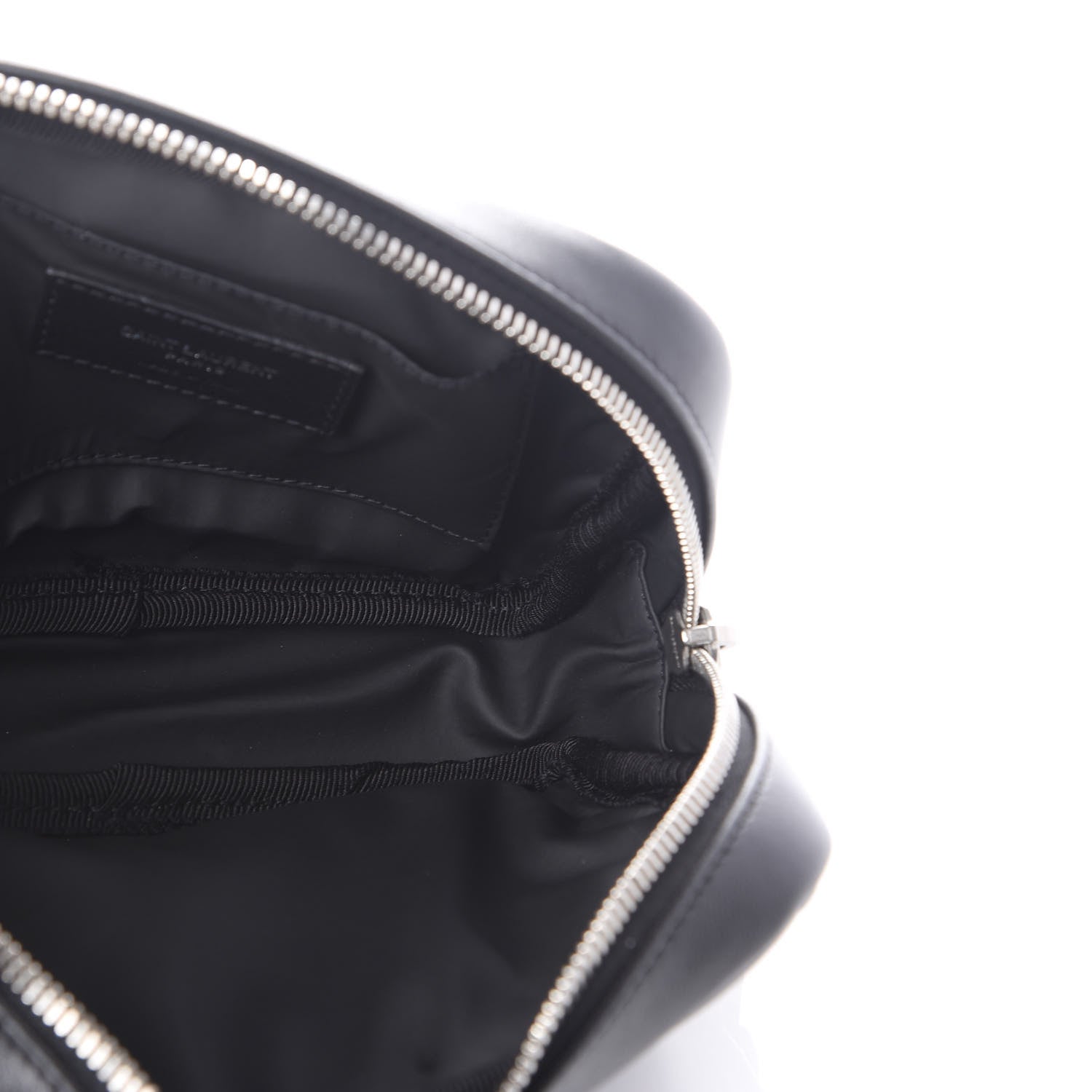 Saint Laurent Lambskin Y Quilted Monogram Loulou Cosmetic Case Black 4 of 9