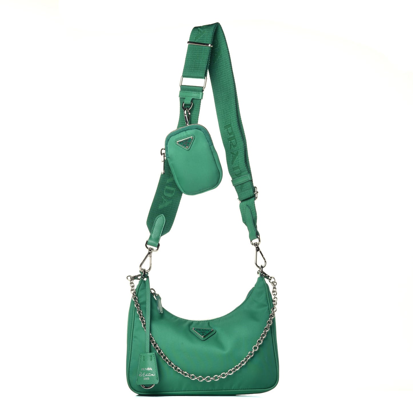 Nylon Re-Edition 2005 Shoulder Bag Menta