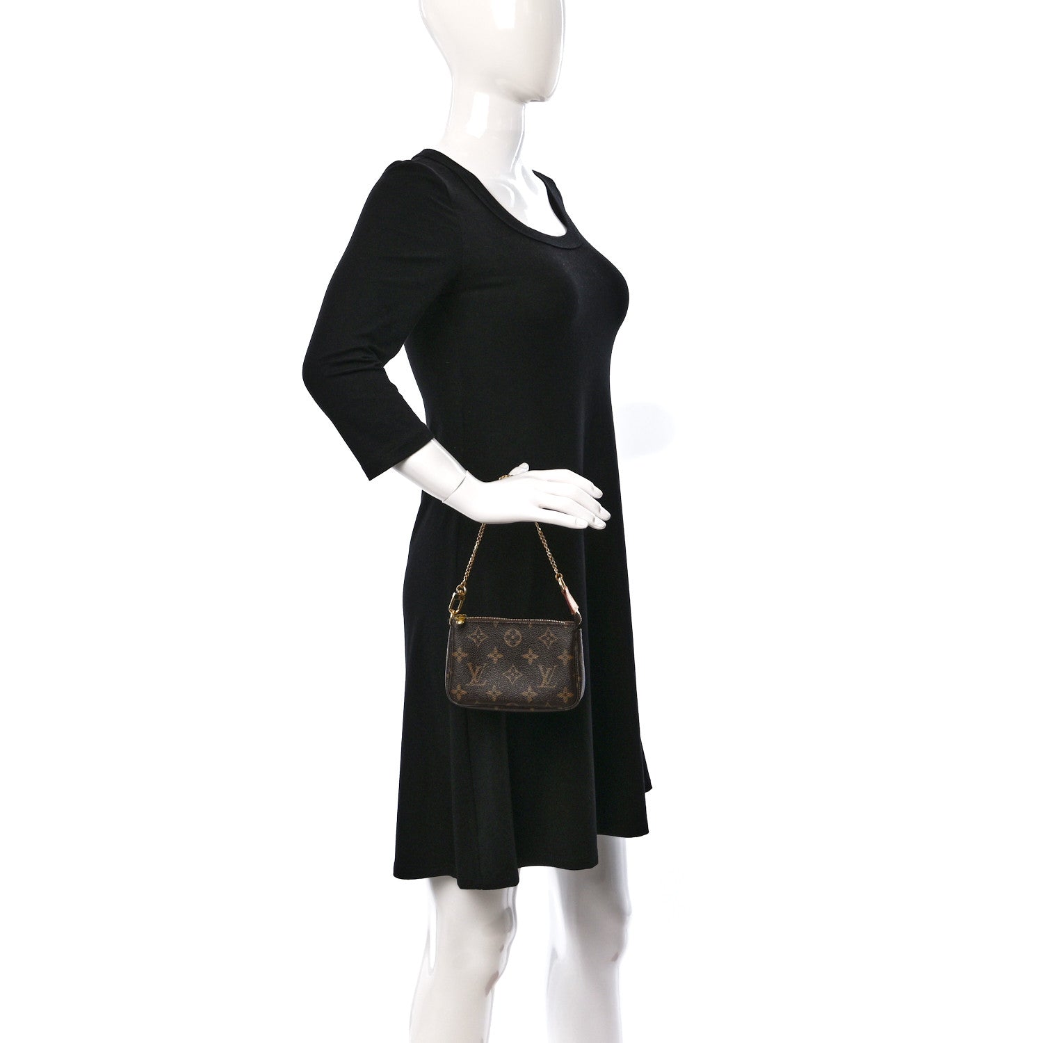 Louis Vuitton Monogram Mini Pochette Accessories 2 of 8