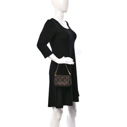 Louis Vuitton Monogram Mini Pochette Accessories 2 of 8