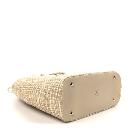 Chanel Woven Straw Caviar Tote Beige 4 of 11