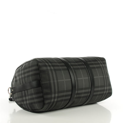 Burberry Nova Check Duffle Bag Black Charcoal 4 of 7