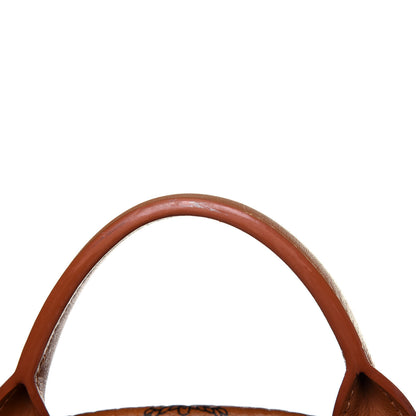 MCM Visetos Medium Stark Backpack Cognac 16 of 16