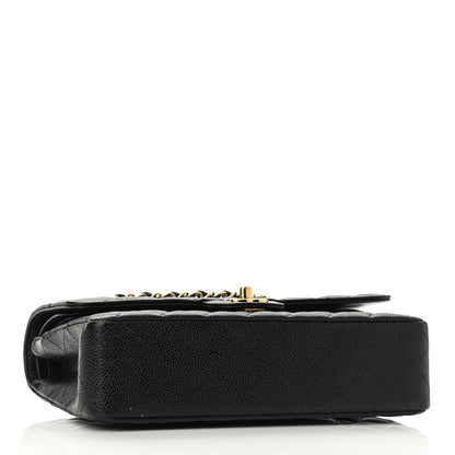 Chanel Caviar Quilted Medium Double Flap Black 6 of 20