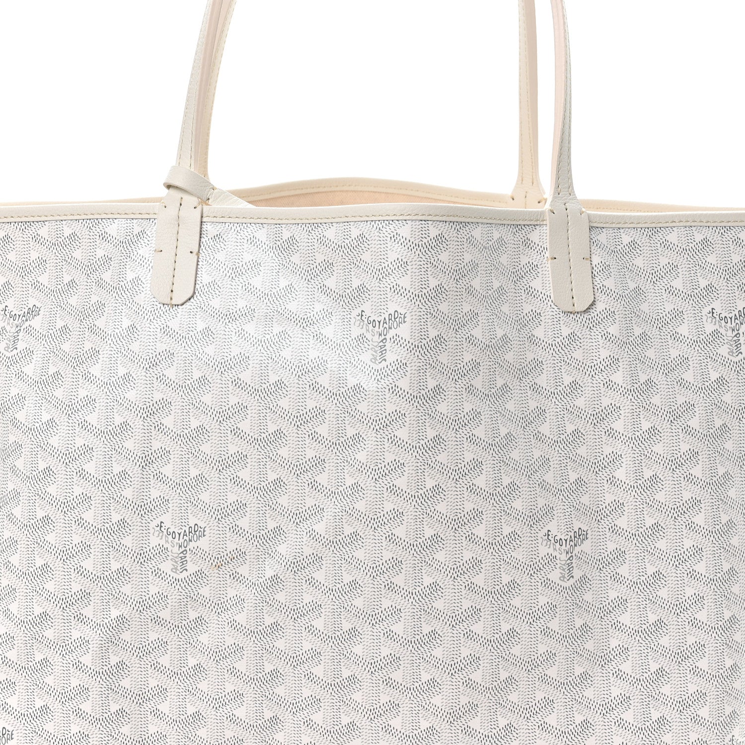 Goyard Goyardine Saint Louis GM White 9 of 12