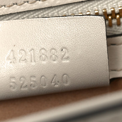 Gucci Calfskin Small Sylvie Shoulder Bag Off White 7 of 10