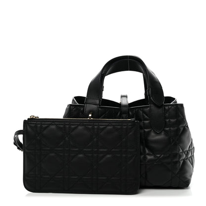 Christian Dior Calfskin Macrocannage Small Toujours Black 3 of 11