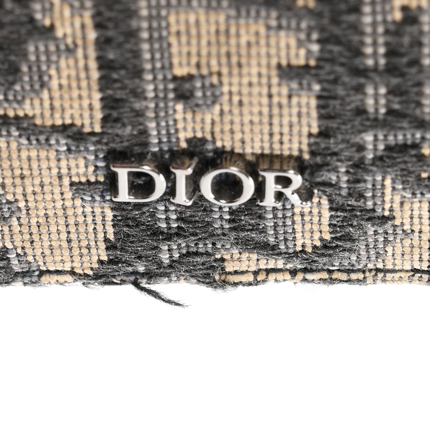 Christian Dior Oblique Compact Zipped Wallet Blue Multicolor 5 of 9