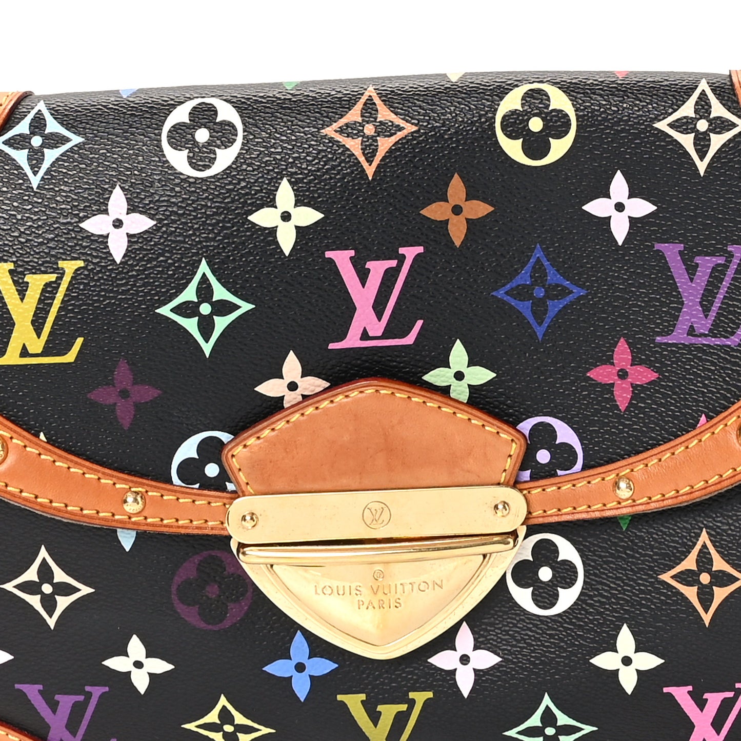 Monogram Multicolor Beverly MM Black
